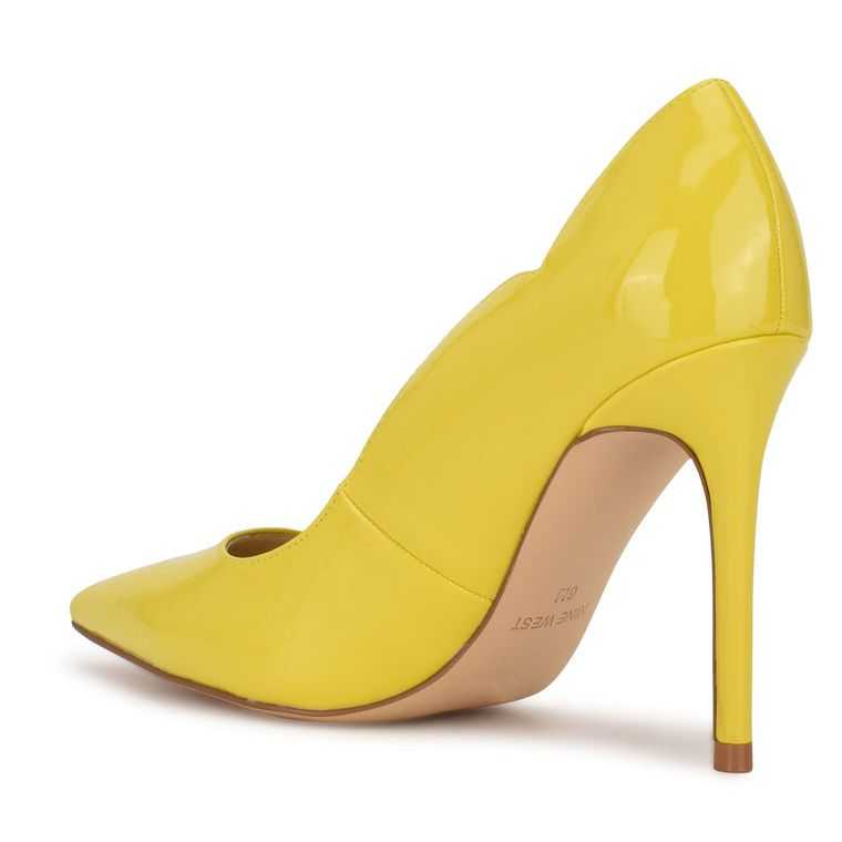 Nine West Foxy Pointy Puntera Pumps Amarillo | 0364-LFOJV