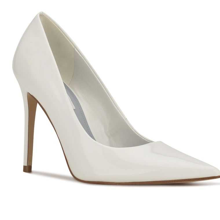 Nine West Fresh Pointy Puntera Pumps Blancas | 4261-EKBQC