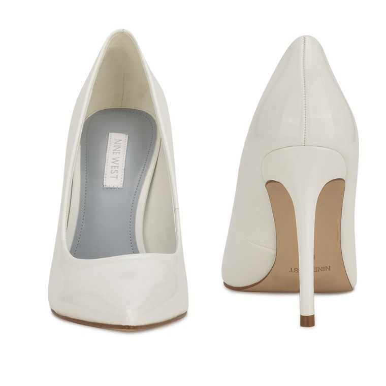 Nine West Fresh Pointy Puntera Pumps Blancas | 4261-EKBQC