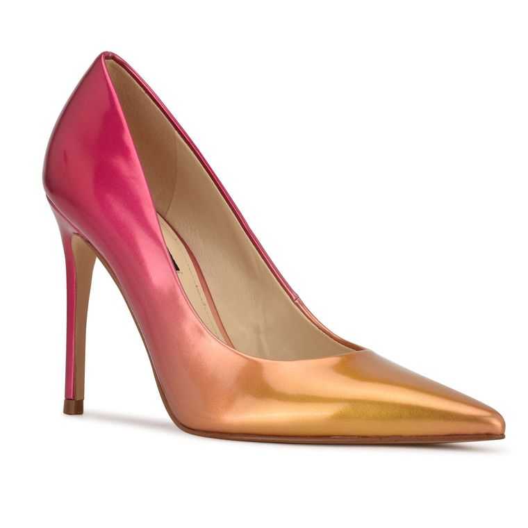 Nine West Fresh Pointy Puntera Pumps Naranjas Rosas | 2137-CDXLY