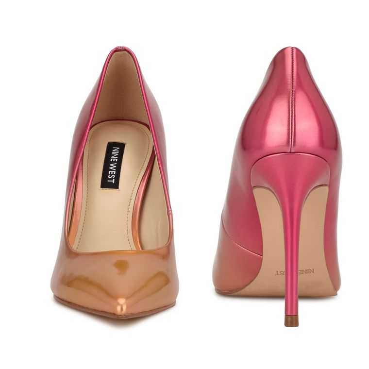 Nine West Fresh Pointy Puntera Pumps Naranjas Rosas | 2137-CDXLY