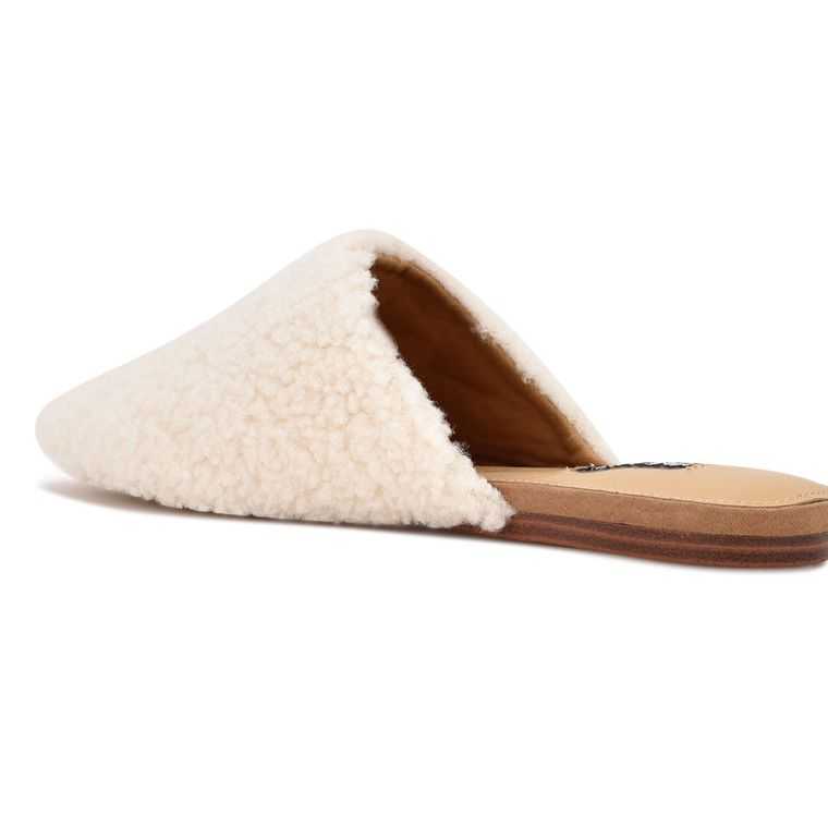 Nine West Furzy Pointy Puntera Mules | 3475-UBAZK