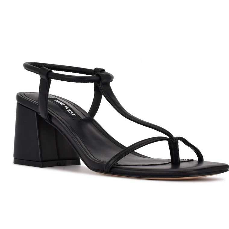 Nine West Gardeen Block Heel Negras | 0519-LQNXS