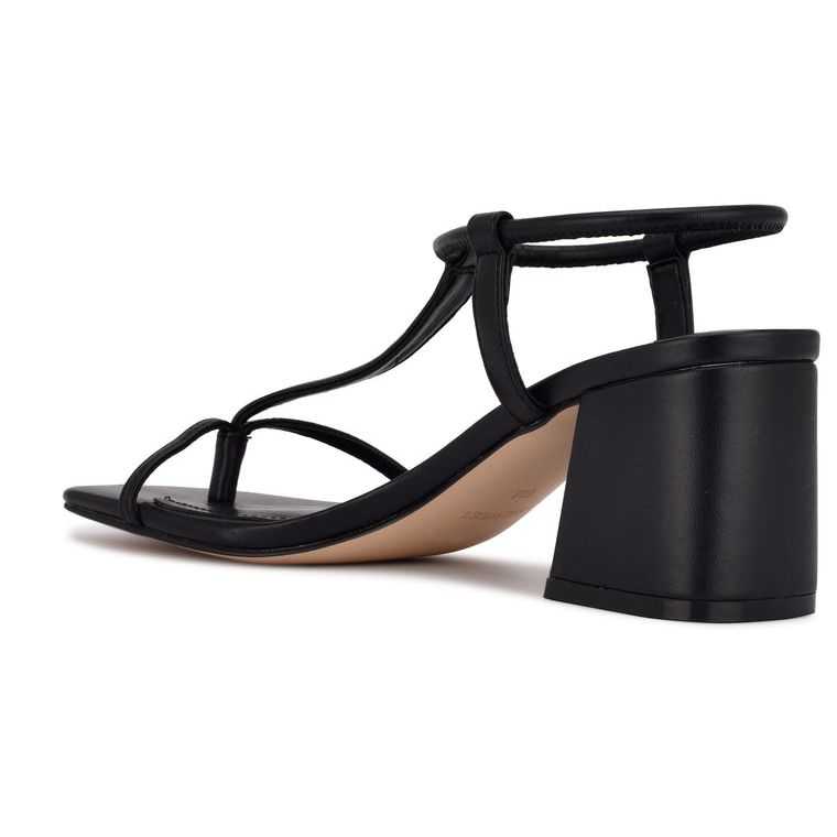 Nine West Gardeen Block Heel Negras | 0519-LQNXS