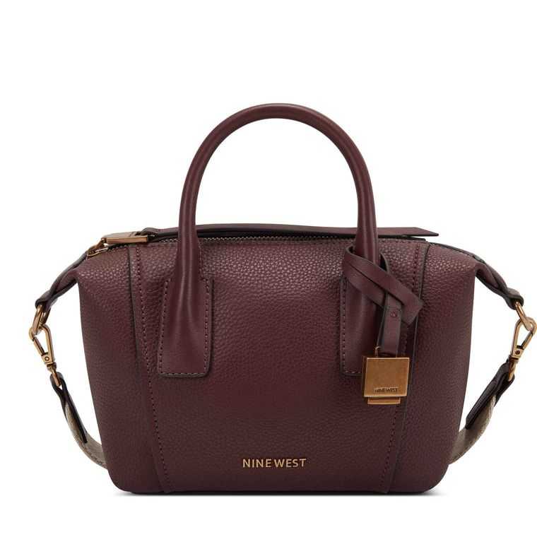 Nine West Genoa Mini Satchel Burdeos | 4518-YKGAB