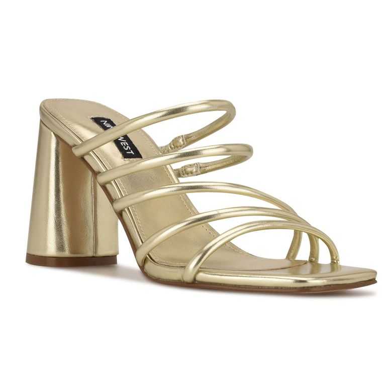 Nine West Girlie Block Chanclas Sandals | 2148-MOADF