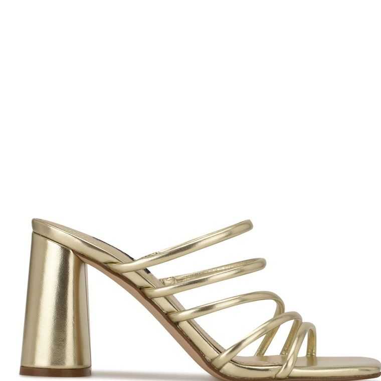 Nine West Girlie Block Chanclas Sandals | 2148-MOADF