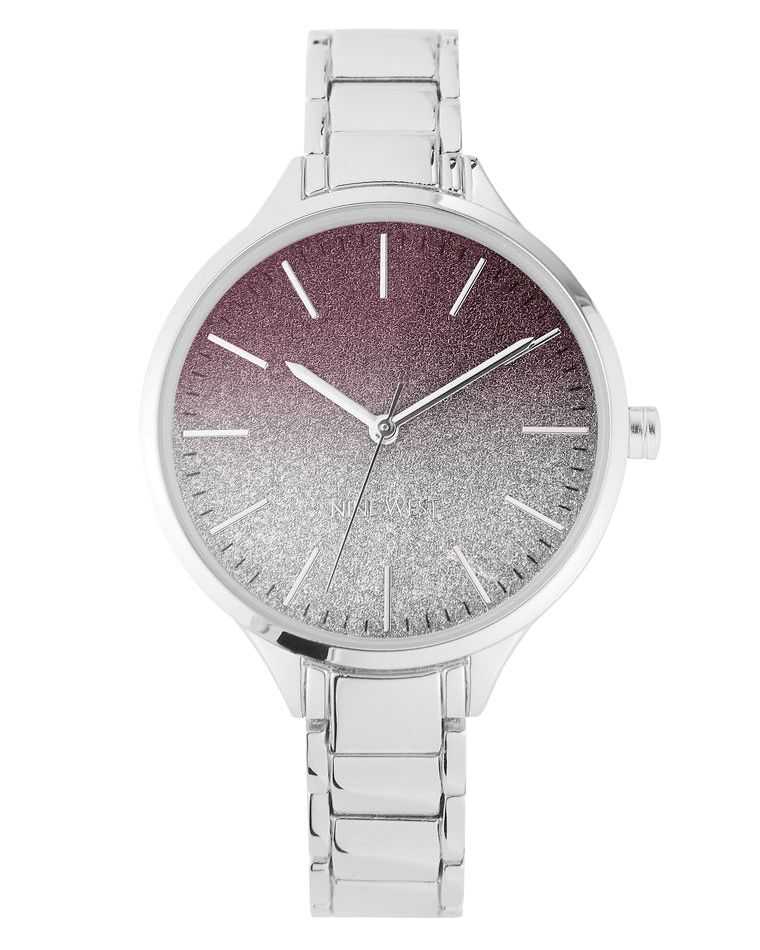 Nine West Glitter Ombre Dial Plateadas | 5879-GSJTQ