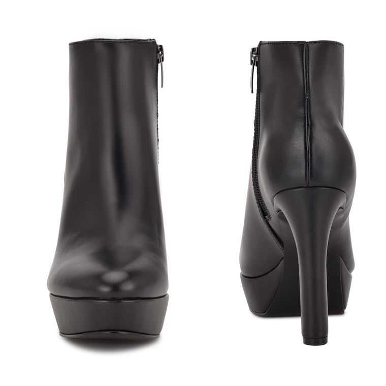 Nine West Glowup Plataforma Negras | 1674-RDAZH