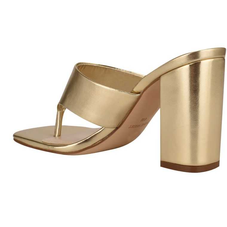 Nine West Gogo Block Chanclas Sandals | 1720-BNMEO