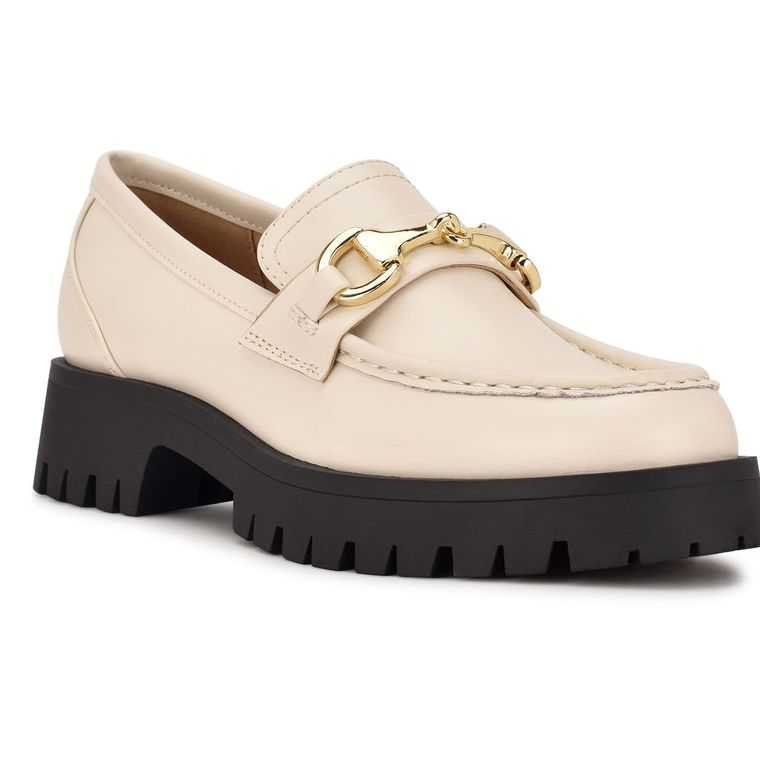 Nine West Gonehme Lug Sole Loafers | 4386-JRPOQ