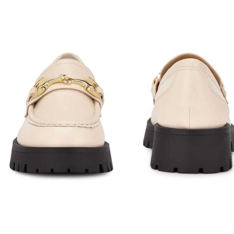 Nine West Gonehme Lug Sole Loafers | 4386-JRPOQ