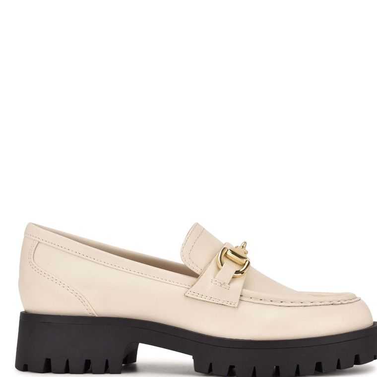 Nine West Gonehme Lug Sole Loafers | 4386-JRPOQ