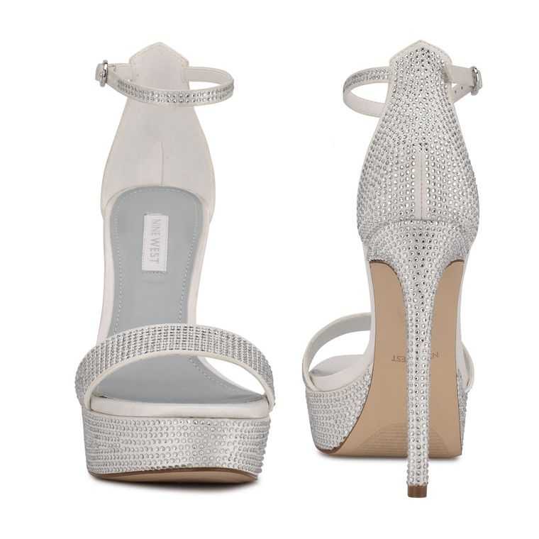 Nine West Goout Plataforma Blancas | 5230-LKWMT