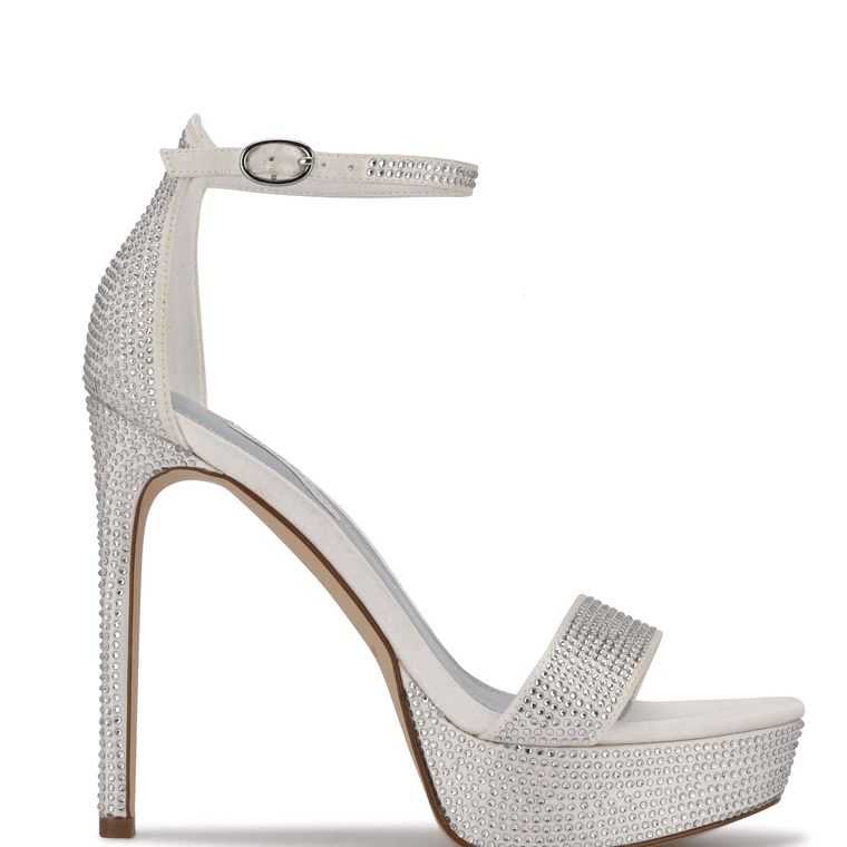 Nine West Goout Plataforma Blancas | 5230-LKWMT