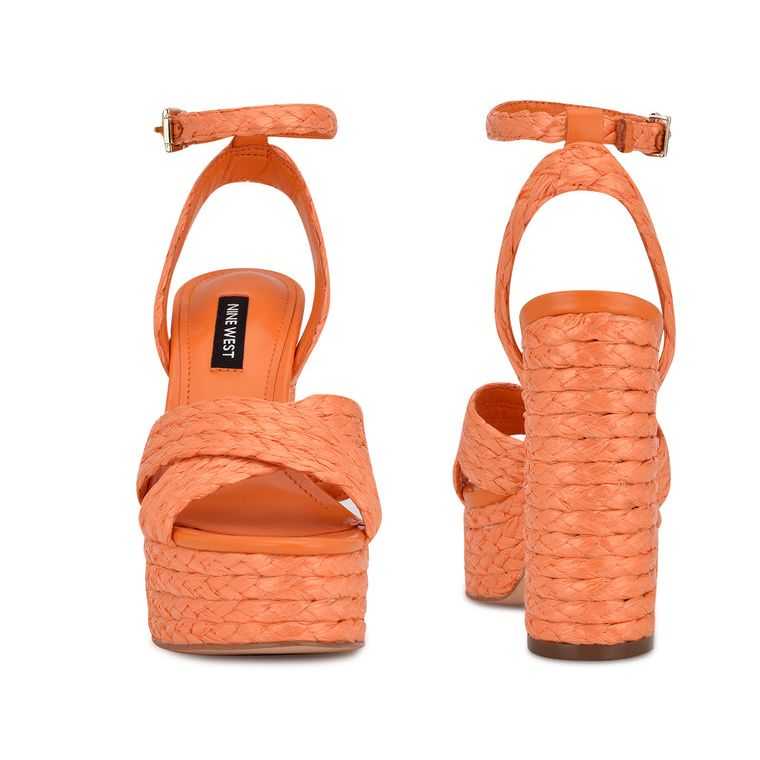 Nine West Hadyn Plataforma Sandals Naranjas | 3415-FGJNC