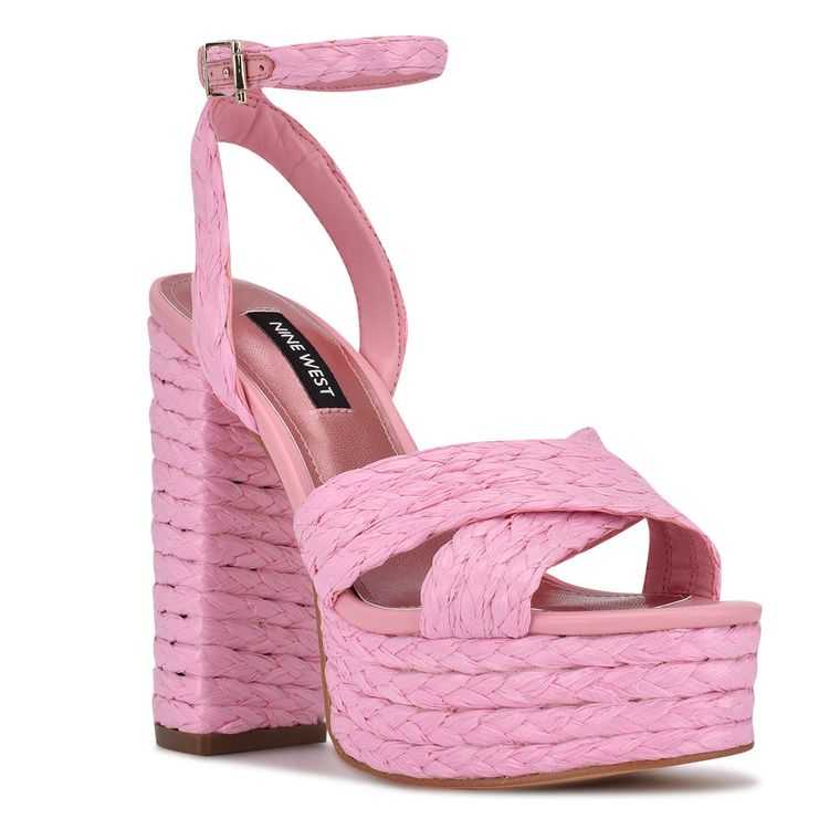 Nine West Hadyn Plataforma Sandals Rosas | 2671-ZAHOD