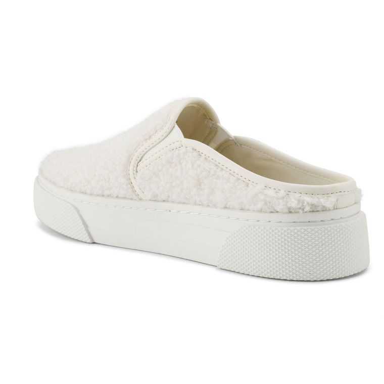 Nine West Hayzel Slip On Sneaker Mules Creme | 6481-PUXVB