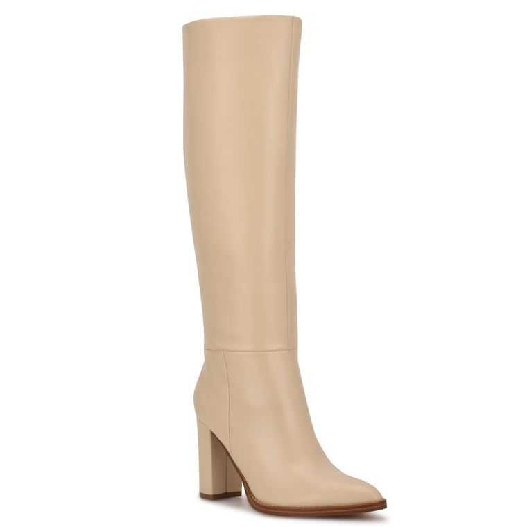 Nine West Hiya Tacón Creme | 6907-RCODP