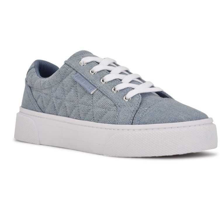 Nine West Hola Sneakers Azules Claro | 1638-RHEND