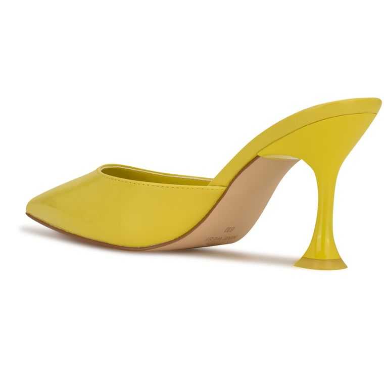 Nine West Hott Pointy Puntera Amarillo | 7295-YODVG