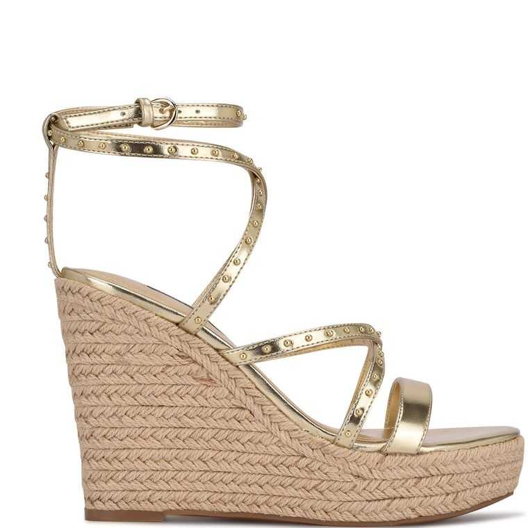 Nine West Hunda Alpargata Wedge | 1602-YLSJZ