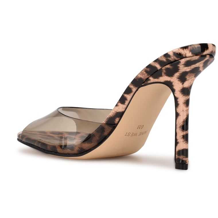 Nine West Ido Chanclas Sandals Leopardo | 6720-SVHXP