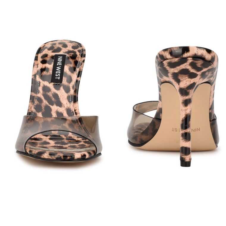 Nine West Ido Chanclas Sandals Leopardo | 6720-SVHXP