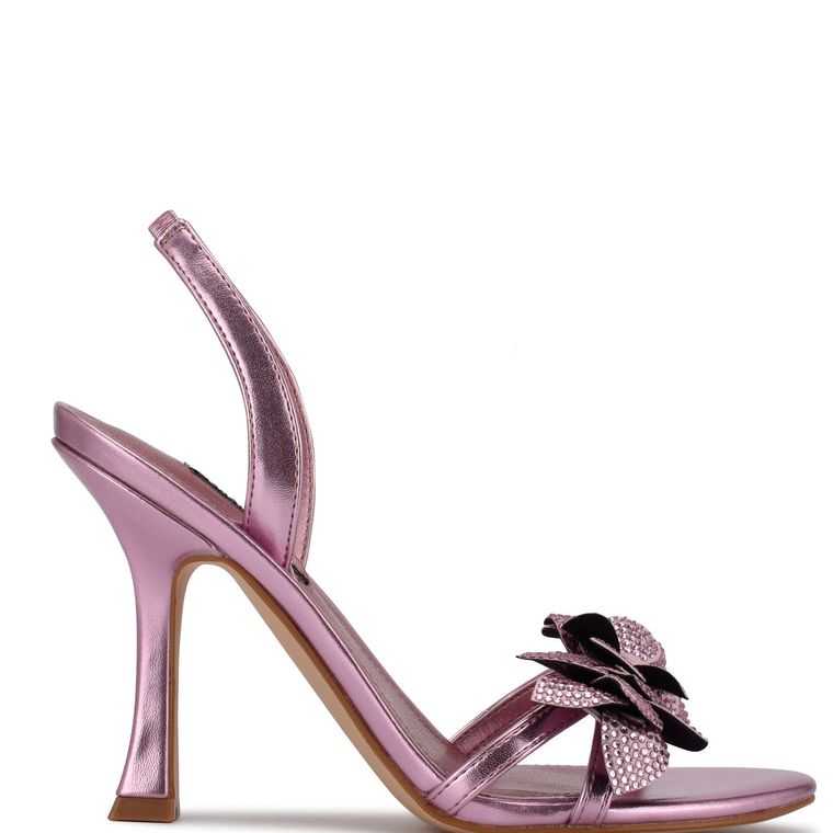 Nine West Idriv Destalonadas Tacón Rosas | 6154-KJAXD