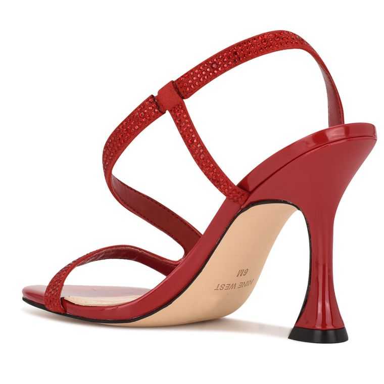 Nine West Immal Vestido Sandals Rojas Claro | 2893-VFTZJ