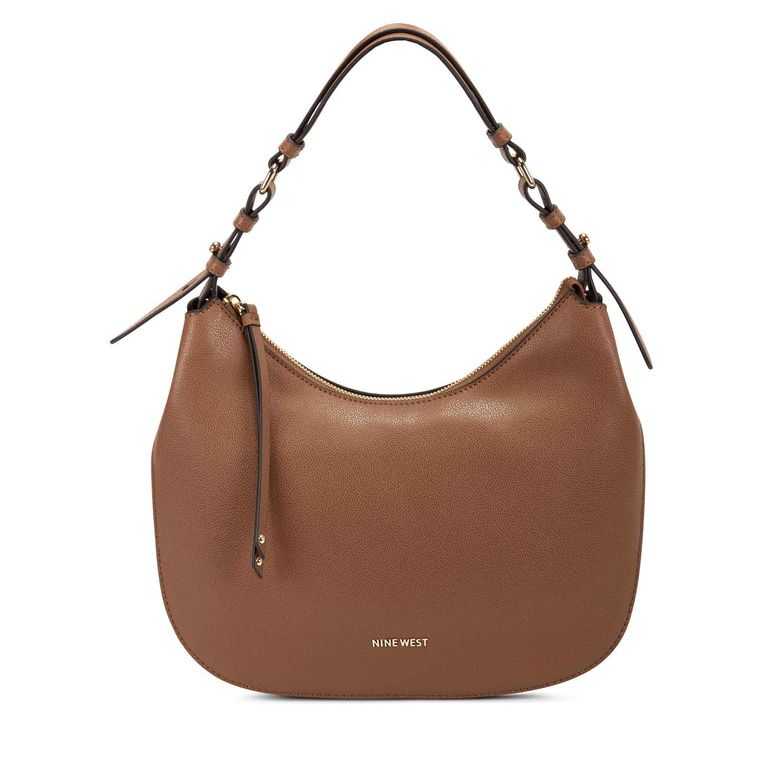 Nine West Irina Hobo Marrones | 3278-FHZSJ