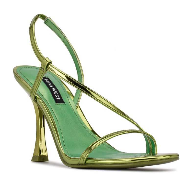 Nine West Isaw Vestido Verde Metal | 3749-TWQMH