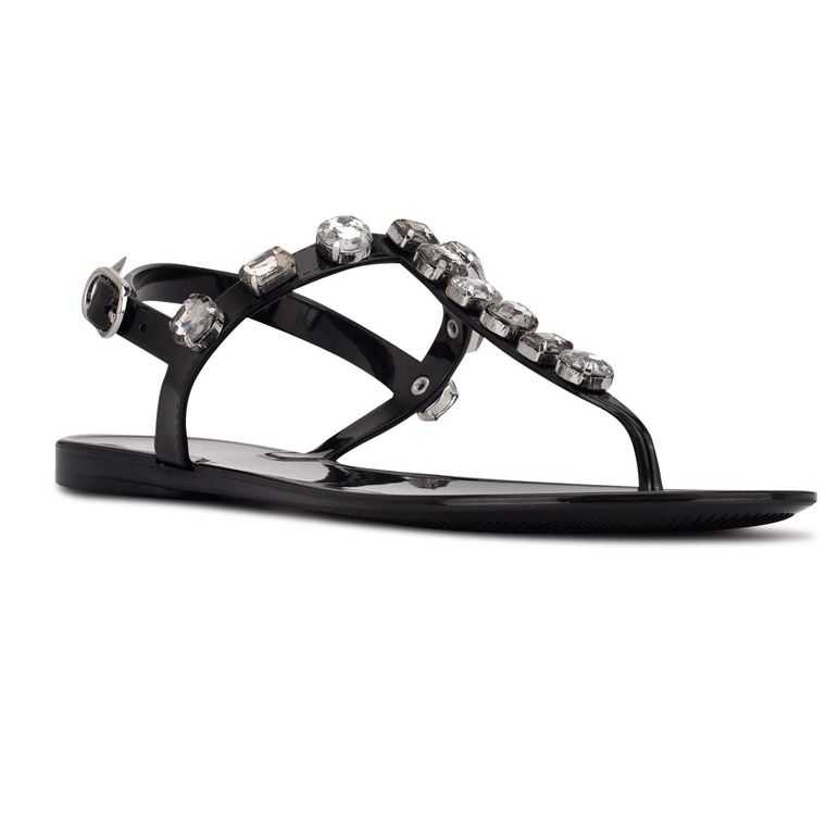 Nine West Juniper Jelly Negras | 6250-NMDCX