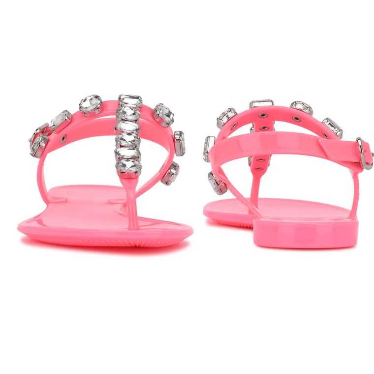 Nine West Juniper Jelly Sandals Rosas | 6792-JDZHG