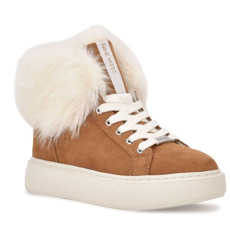 Nine West Keepup Sneakers Marrones | 5602-HLVYJ