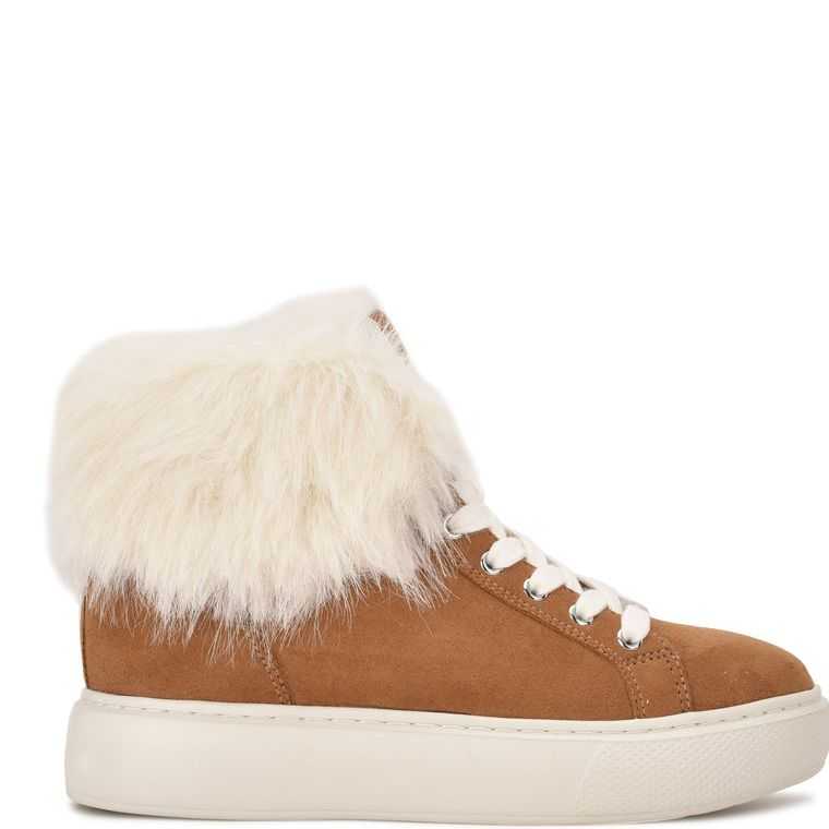 Nine West Keepup Sneakers Marrones | 5602-HLVYJ