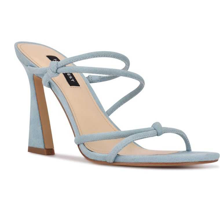 Nine West Kims Chanclas Sandals Azules | 0819-TRXNG