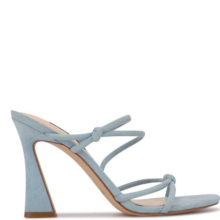 Nine West Kims Chanclas Sandals Azules | 0819-TRXNG