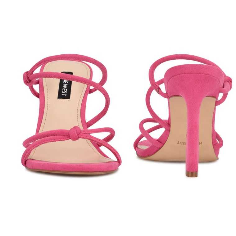 Nine West Kims Tacón Chanclas Sandals Rosas | 0815-ZVTPM