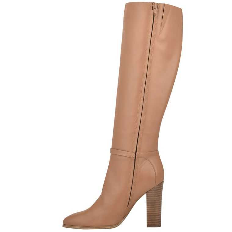 Nine West Kimy Boots Beige | 3590-ZSLED