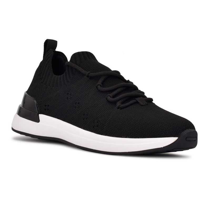 Nine West Knit Sneakers Negras | 2804-NERDI