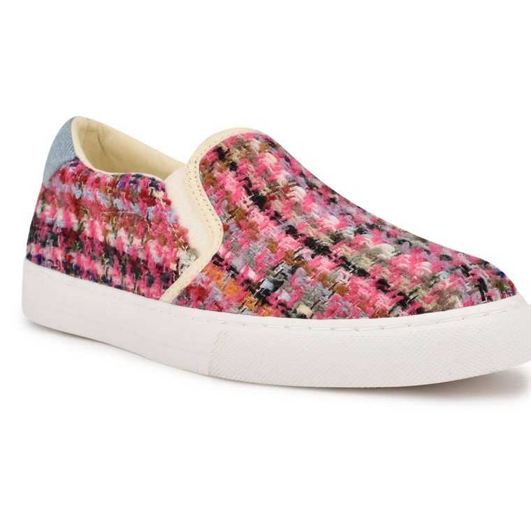 Nine West Lala Slip On Sneakers Rosas Multicolor | 6721-KFRCP