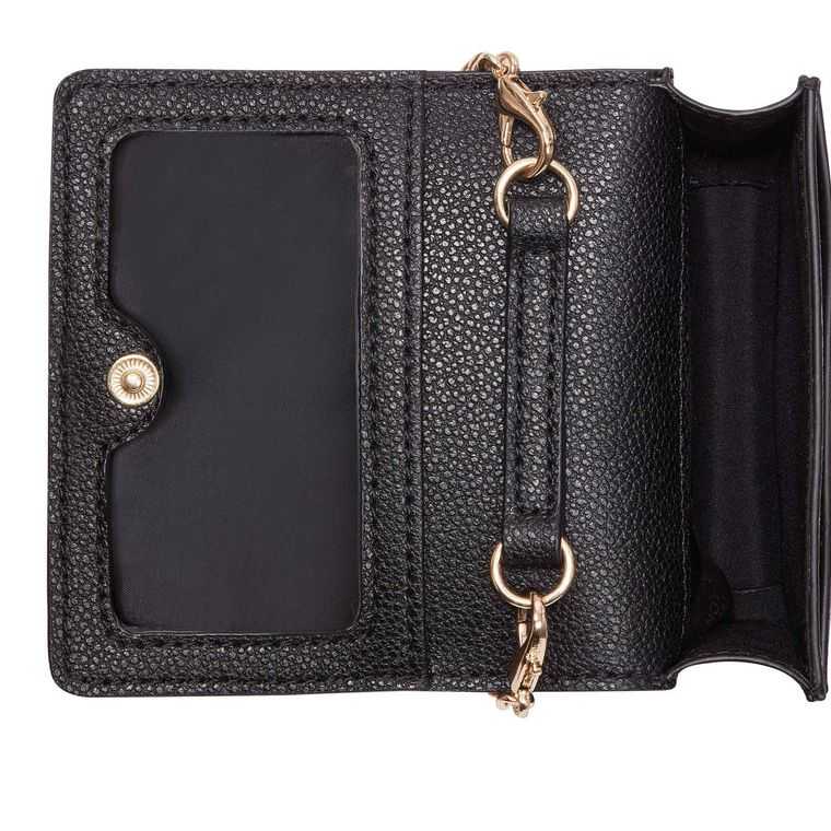 Nine West Laney Micro Chain Card Case Negras | 1567-HOATK