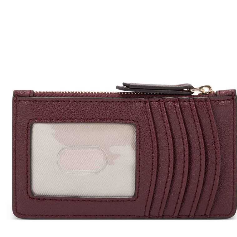 Nine West Lawson Coin Card Case Burdeos | 0689-YIHFM