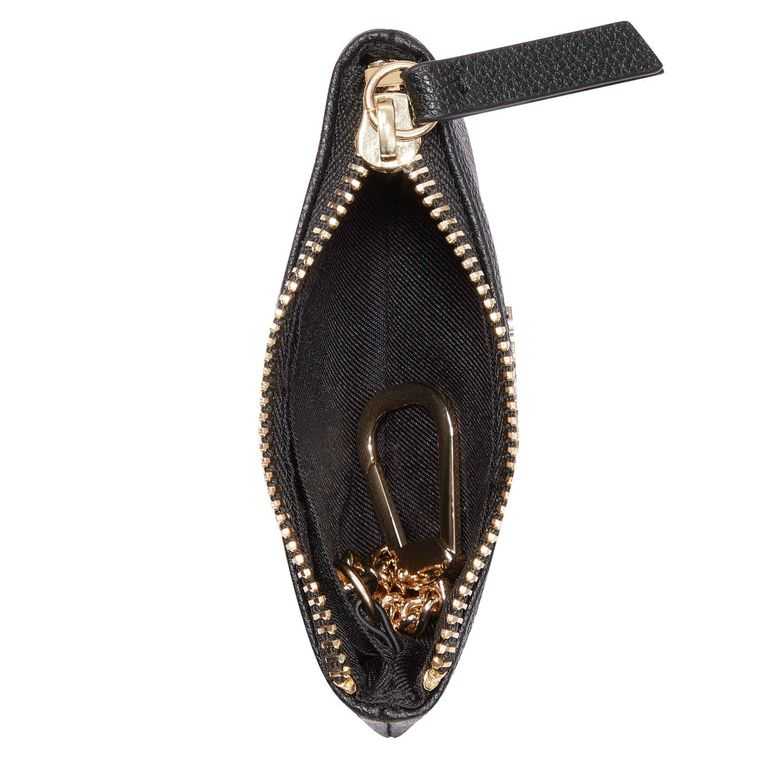 Nine West Lawson Key Ring Zip Pouch Negras | 1723-RAUIZ