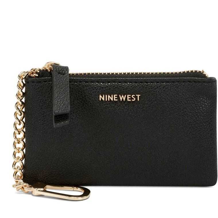 Nine West Lawson Key Ring Zip Pouch Negras | 1723-RAUIZ