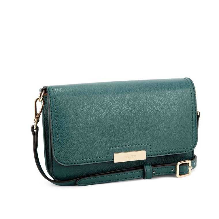 Nine West Lawson Wallet On A String Verde | 1682-WUHSP