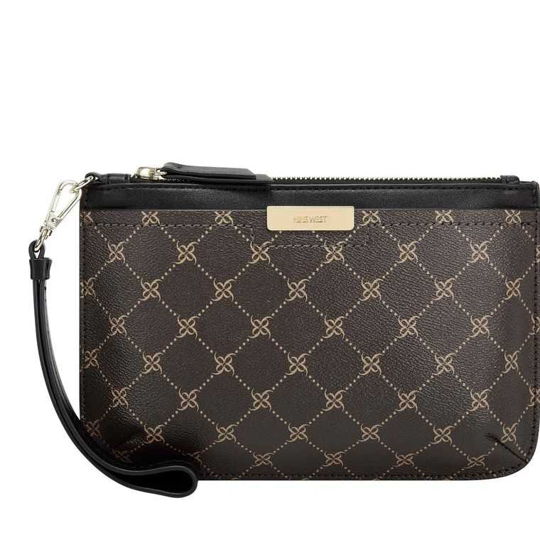 Nine West Lawson Wristlet Marrones Negras | 3795-YJGNC