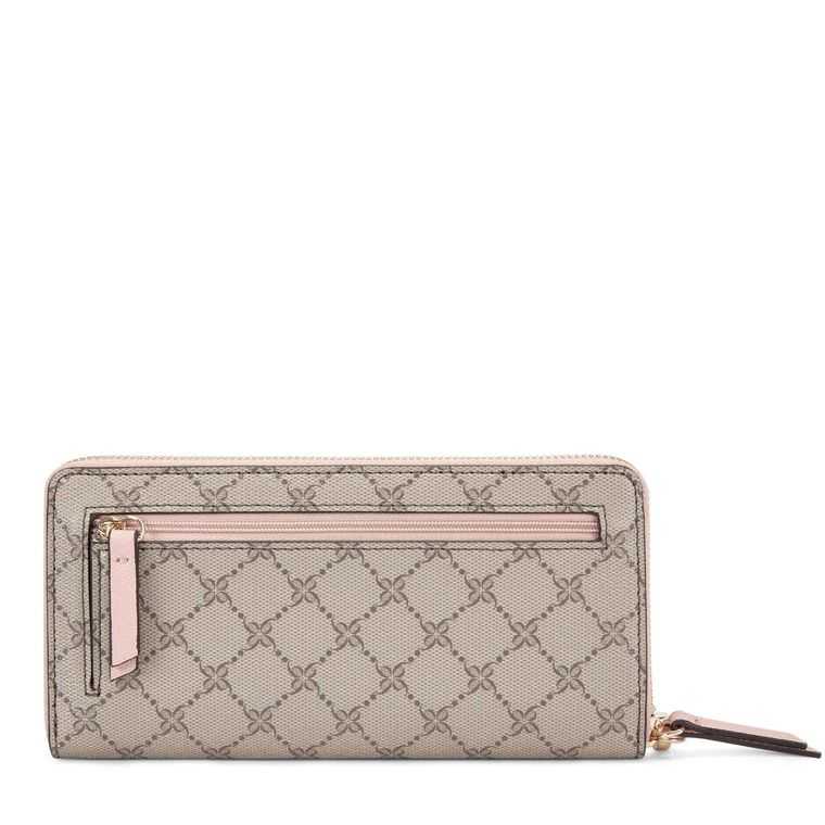 Nine West Lawson Zip Arnd Wrstlt Wallet Beige Rosas | 3941-VCFAB