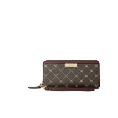 Nine West Lawson Zip Arnd Wrstlt Wallet Burdeos | 6241-SNUVA